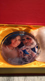 Crystal photo plaque