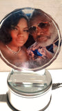 Crystal photo plaque