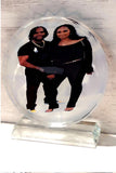 Crystal photo plaque