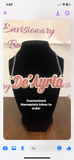 Name plate & earrings