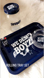 Rolling tray set