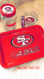 Rolling tray set