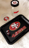 Rolling tray set
