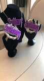 Nameplate & earrings